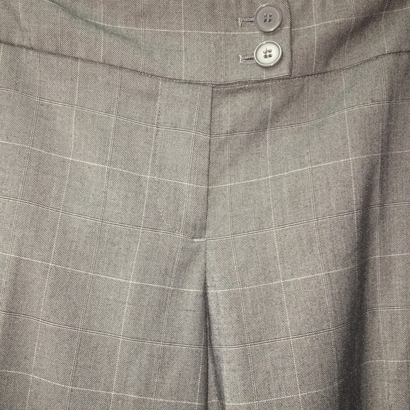 grey pinstripe pants womens